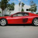 1991 Ferrari Testarossa  12015 Miles Fiesta Red Coupe 4.9L Flat-12 5 Speed Manua