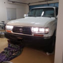 1991 first year fj80 body style, Sunroof, Australian quad headlights