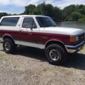 1991 Ford Bronco 4x4 7.3L Diesel Conversion 5spd manual AC and Cruise No Reserve
