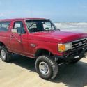 1991 Ford Bronco SUV Red 4WD Automatic U100