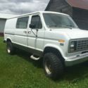1991 Ford E250 Quigley 4x4 4wd Van (great project van!!)