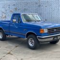 1991 Ford F-150 Pickup Blue 4WD Automatic XLT Lariat