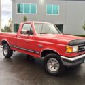 1991 FORD F-150 XLT LARIAT 4X4 V8 5 SPEED SHORT BED LOW MILES LIKE NEW F250 F350