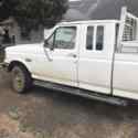 1991 Ford F-250 Pickup White 4WD Manual