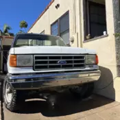 1991 Ford F-250 Pickup White