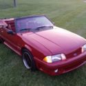1991 FORD MUSTANG GT CONVERTIBLE 5.0L V8 302 very rare color 5.O Fox body convt