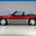 1991 Ford Mustang GT Convertible 5MT 49772 Miles Red Convertible 5.0L 8-Cyl Engi