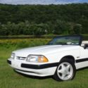 1991 FORD MUSTANG LX CONVERTIBLE 5.0L 5SPD  NOTCHBACK 46K ORIGINAL MILES CLEAN