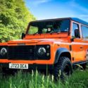 1991 Ford Orange Classic Land Rover Defender 90 2.5 TDi Fully Restored