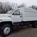 1991 GMC chipper truck with Vermeer wood chipper