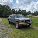 1991 GMC Sierra Pickup Blue 4WD Automatic K1500