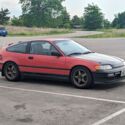 1991 Honda Civic Coupe Red FWD Manual CRX SI