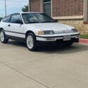 1991 Honda Civic Coupe White FWD Manual CRX 1.5 HF