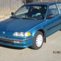 1991 Honda Civic Tahitian Green Pearl Hatchback Manual One Owner