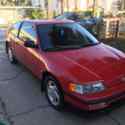 1991 Honda CRX Coupe Red FWD Manual CRX SI
