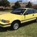 1991 Honda CRX Hatchback Yellow FWD Automatic 84,540 Original Miles