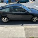 1991 HONDA CRX SI Black Clean Title 187k Orig Miles Orig Engine Stock HURRY!