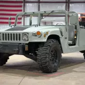 1991 Hummer H1  35592 Miles Army Grey Truck 6.2L Diesel V8 4-Speed