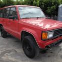 1991 Isuzu Trooper 4WD Manual 4 Cylinder  NO RESERVE