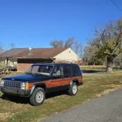 1991 Jeep Cherokee SUV Green BRIARWOOD