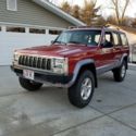 1991 Jeep Cherokee SUV Red 4WD Manual LAREDO