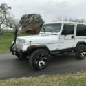 1991 Jeep Wrangler 2 dr S hardtop AC Cool wheels tow bar 110766 Miles White Conv