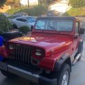 1991 Jeep Wrangler 4.2L 5 speed 4x4 Hardtop.