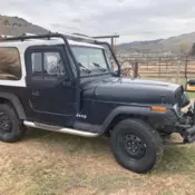 1991 jeep wrangler hard top