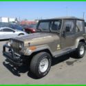 1991 Jeep Wrangler Sahara Used 4L I6 12V Automatic NO RESERVE