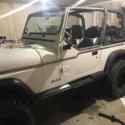 1991 Jeep Wrangler SUV White 4WD Manual
