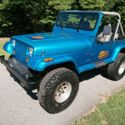 1991 Jeep Wrangler YJ Islander 4.0 I6 in &#034;Navajo Turquoise&#034; 4x4 NICE SURVIVOR!