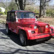 1991 Jeep Wrangler / Yj SUV Red RENEGADE