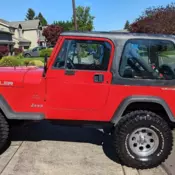 1991 Jeep Wrangler / Yj SUV Red