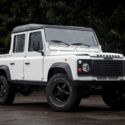 1991 Land Rover Defender 110 Double Cab / Crew Cab, pick up LHD white truck