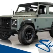 1991 LAND ROVER DEFENDER 2.5L TURBO DSL, 5SPD, 4X4, KESWICK GRN, CLEAN INT, DOCS