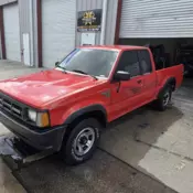 1991 Mazda B2600 Pickup Red CAB PLUS