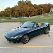 1991 MAZDA Miata Special Edition MX-5 BRG SE MX5 5-Speed Tan Leather