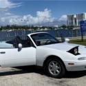 1991 Mazda MX-5 Miata 122,612 Miles White Convertible..CLN CARFAX,, AMAZING