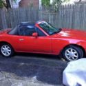 1991 Mazda MX-5 Miata Convertible Red, 155,000 Miles, For Parts or Repair.