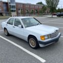 1991 Mercedes-Benz 190E Sedan White RWD Manual E 2.6