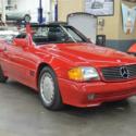 1991 Mercedes-Benz 300 Series 300SL 49718 Miles Signal Red CONVERTIBLE Straight