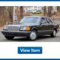 1991 Mercedes Benz 420SEL SEL 420 V8 Super Low 33K Miles Rare Collectible!