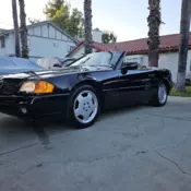 1991 Mercedes-Benz 500SL Convertible Black SL