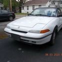 1991 Mercury Capri Convertible, 1.6L A/T, new paint, new top, new tires,