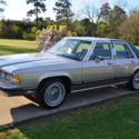 1991 Mercury Grand Marquis; New Silver paint job with dark blue vinyl trim