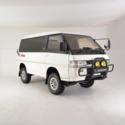 1991 Mitsubishi Delica 5-Speed Serviced T-Belt Replaced 69,870 Miles White 2.5L