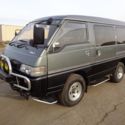 1991 MITSUBISHI DELICA MINIVAN AWD 4X4 SYNCRO 2.5L TURBO DIESEL NO RESERVE !!!