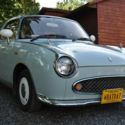 1991 Nissan Figaro — 6k miles, great condition, light blue, white interior