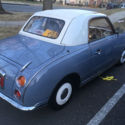 1991 Nissan Figaro, Lapis Grey Convertible Turbo