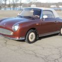 1991 Nissan Figaro LHD Turbo. 41K mi. Leather. Superb Collector Car. NO RESERVE
